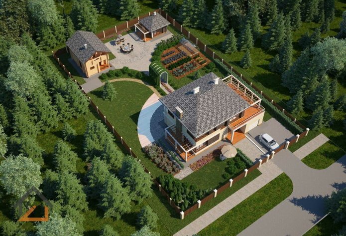 планування витягнутого саду