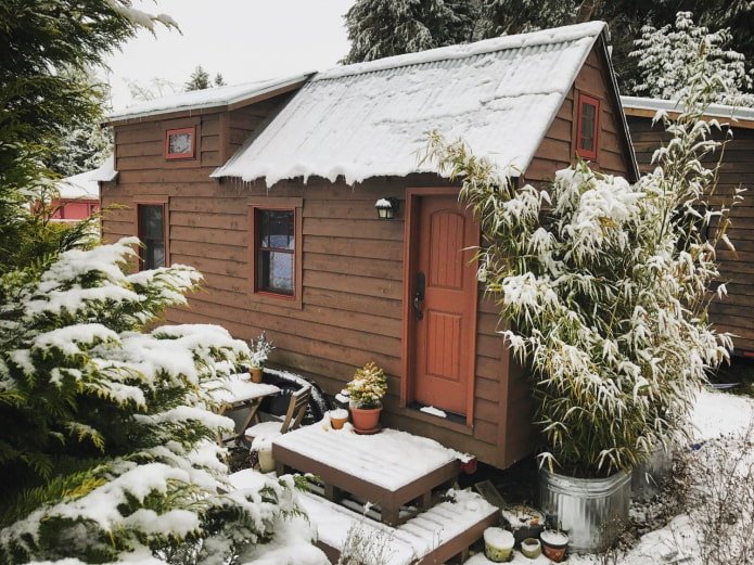 Tiny Tack House взимку