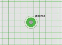 Нанесення розмітки перед монтажем стельової плитки: паралельно стінам