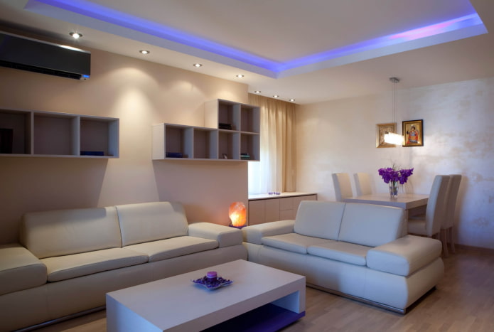 стельова конструкція з LED-підсвічуванням