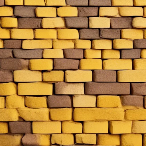 Ідеї для декору: знімки жовтих і коричневих цегляних парканів